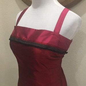 Like new Dana Buchman pink and red silk top 🤩